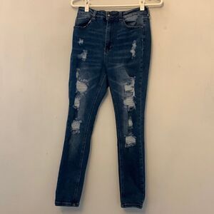 WAX + jean distressed skinny jeans Size 7